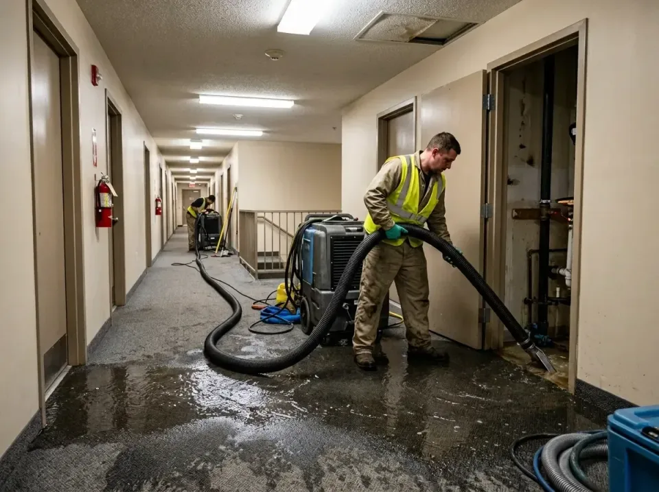 multi-unit-apartment-hallway-f-005 — frequently asked questions, Emergency Burst Pipe Water Extraction & Removal in Loyalhan…